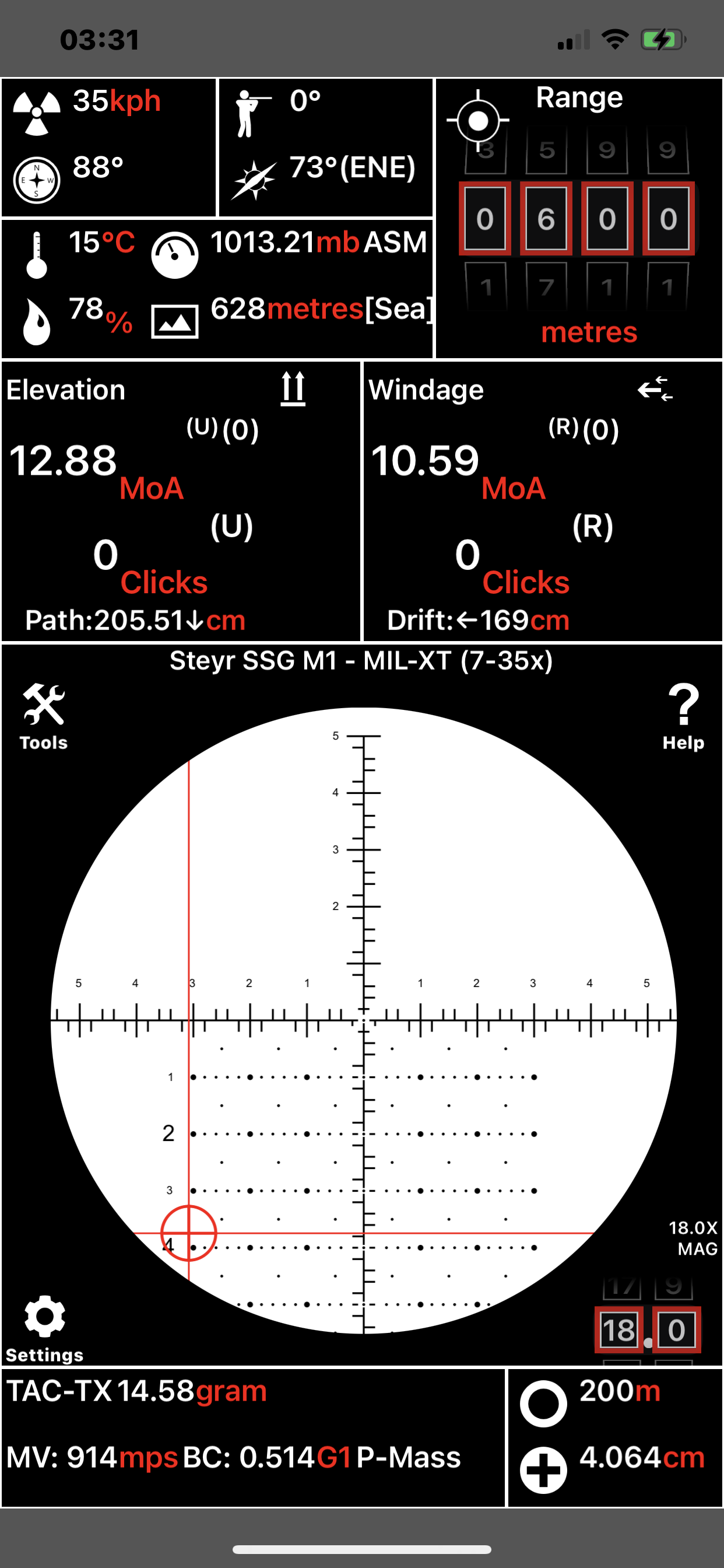 Nimoh® Ballistics on iPhone